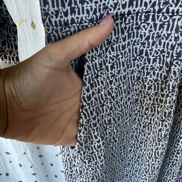 Lilly Pulitzer Blayney It's A Lilly Ruffle V Neck Silk Blend Dress S - Picture 5 of 8